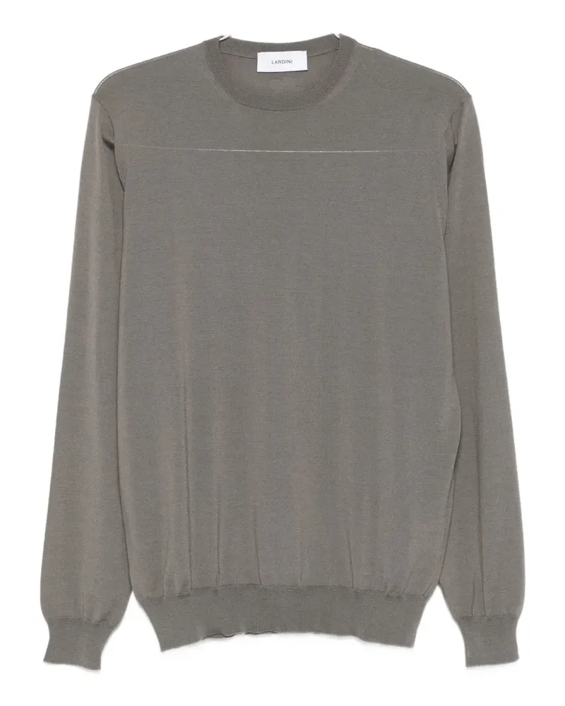 LARDINI Pullover mit Rundhalsausschnitt - Grau Grau
