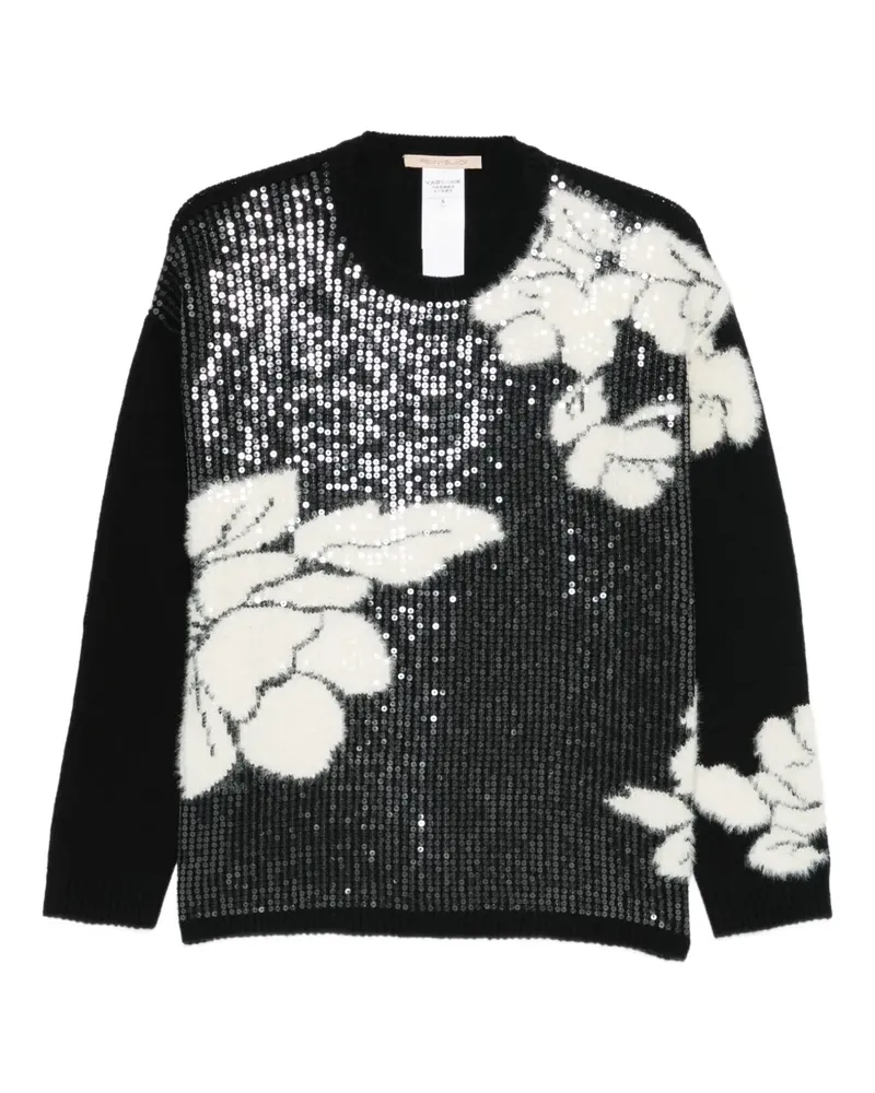Pennyblack Gozedia sequin floral sweater - Schwarz Schwarz