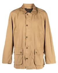 Barbour Hemdjacke mit Knopfleiste Braun