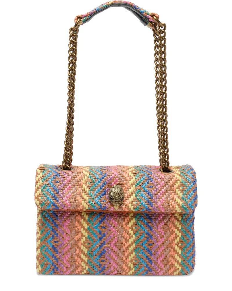 Kurt Geiger Kensington Schultertasche mit Chevron-Muster - Rosa Rosa