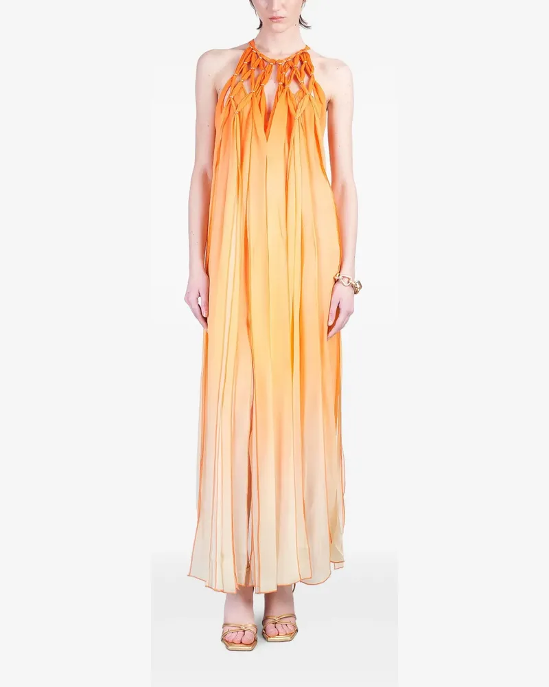 Cult Gaia Aditi Abendkleid - Orange Orange