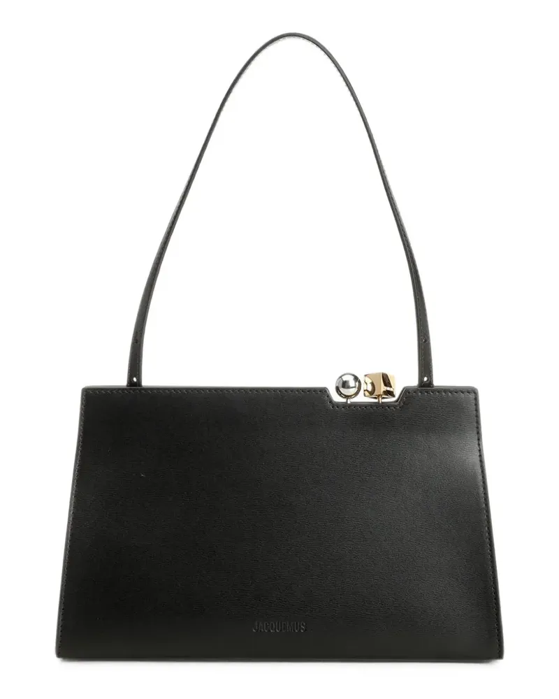 Jacquemus Le Salon leather shoulder bag - Schwarz Schwarz