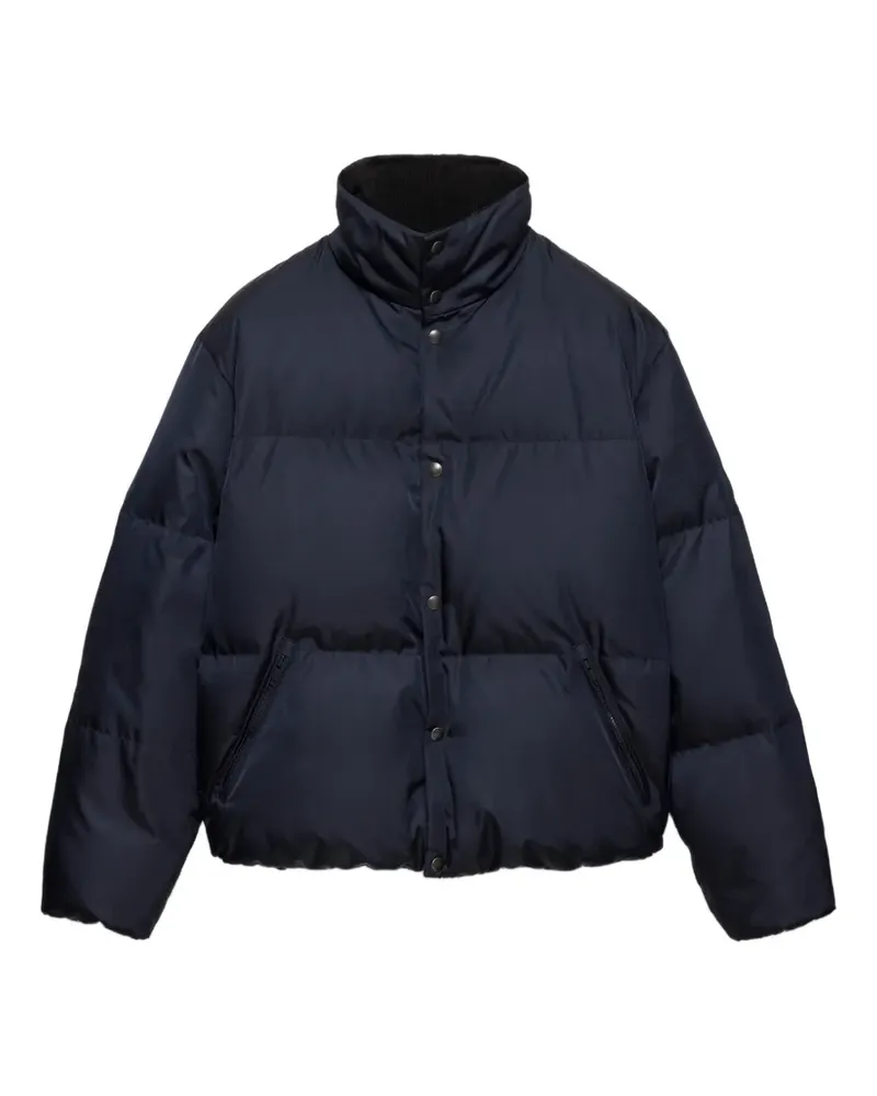 Prada medium-weight Re-Nylon down jacket - Blau Blau