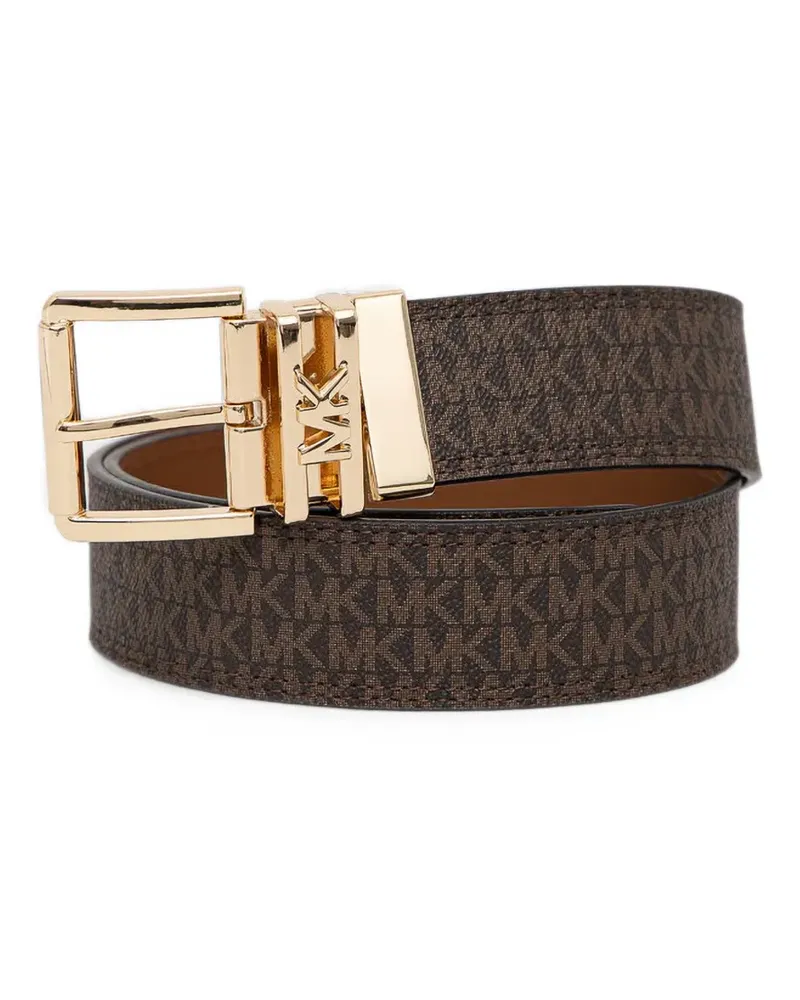 Michael Kors Wendbarer Gürtel mit Monogramm-Print - Braun Braun