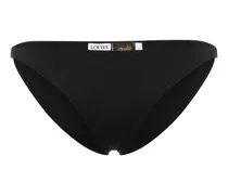 x Paula's Ibiza Bikinihöschen mit Anagram-Motiv - Schwarz