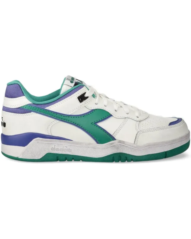 Diadora Sneakers mit Einsätzen - Weiß Weiß