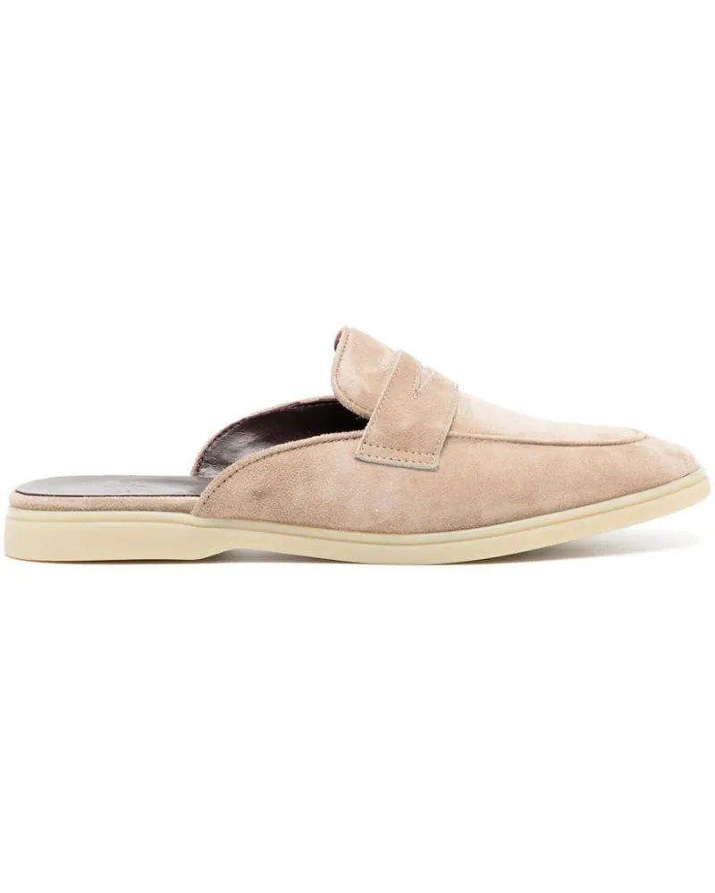 Bougeotte Mules mit Steg Nude