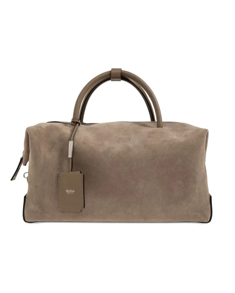 Max Mara suede tote bag - Nude Nude