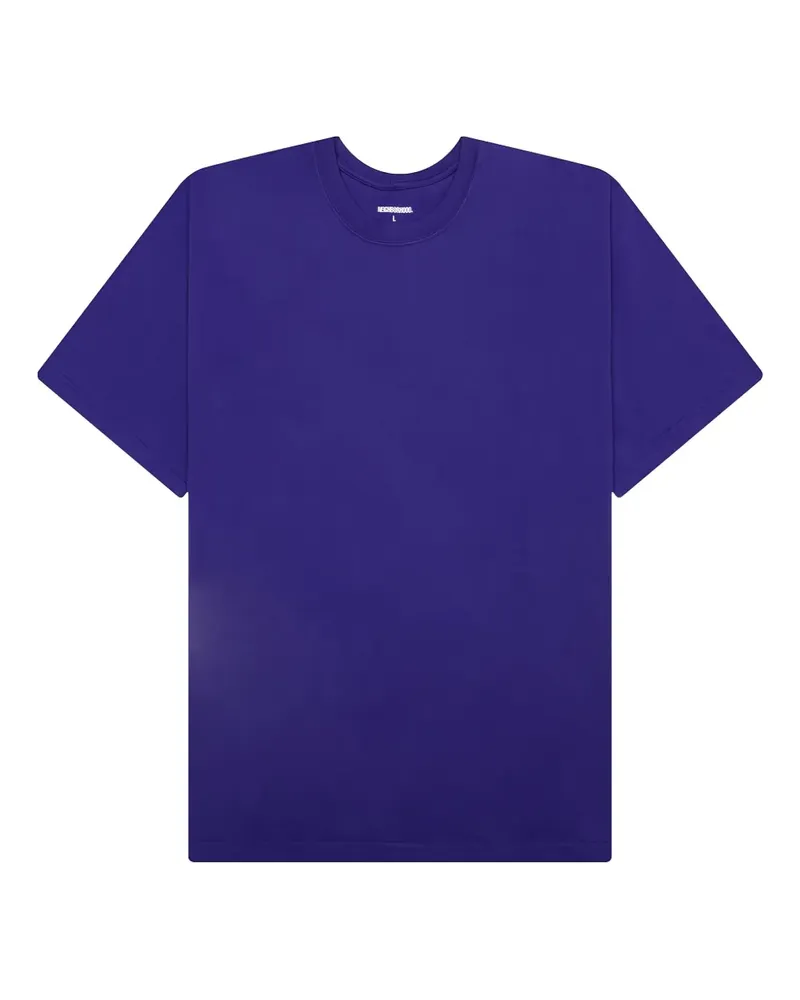 Neighborhood T-Shirt mit Logo-Print - Blau Blau