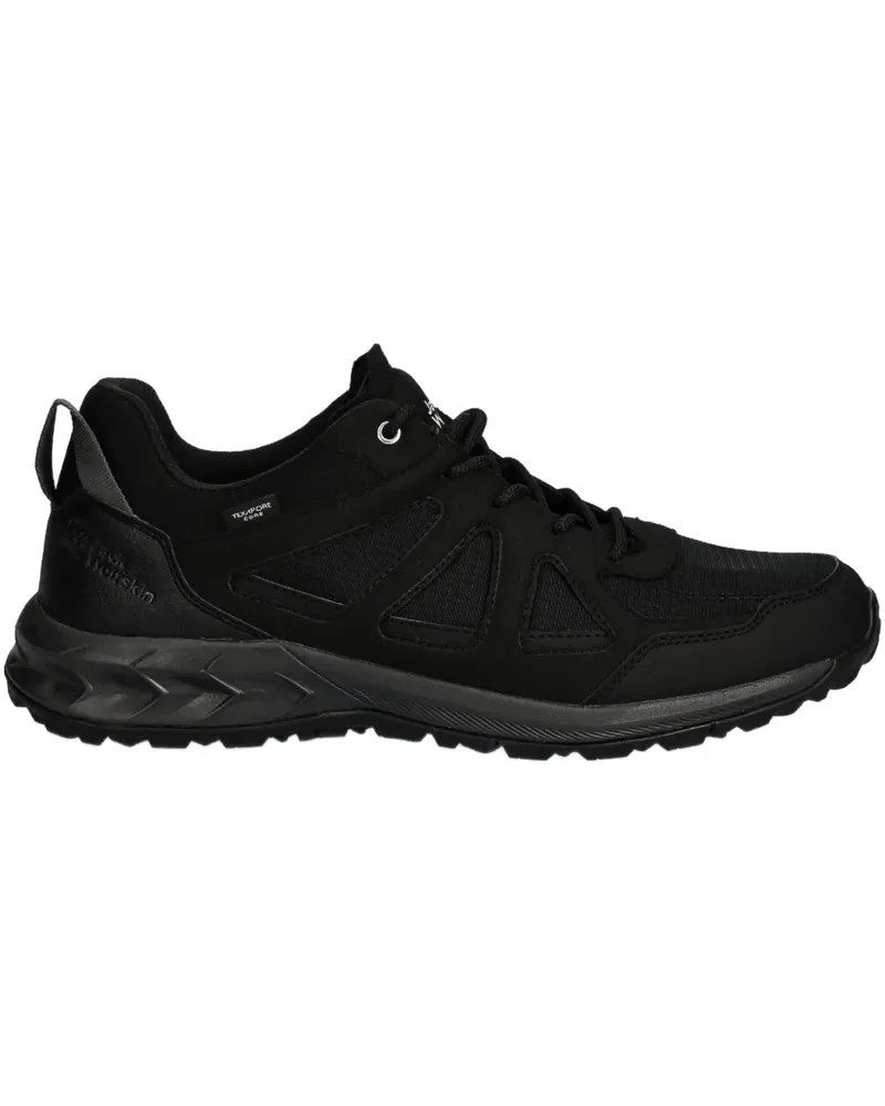 Jack Wolfskin logo-patch sneakers - Schwarz Schwarz