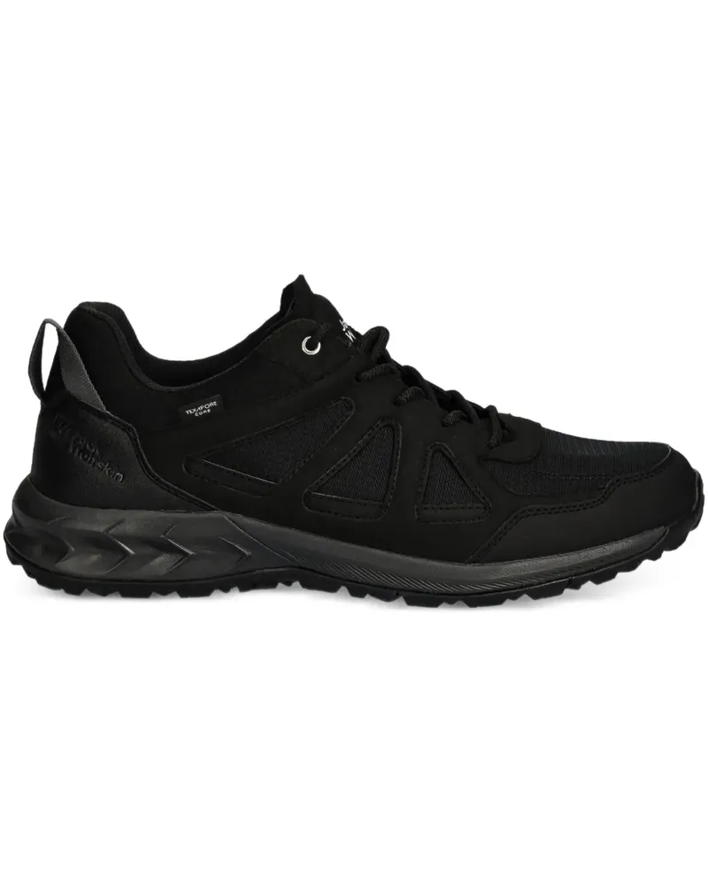 Jack Wolfskin Sneakers mit Logo-Patch - Schwarz Schwarz