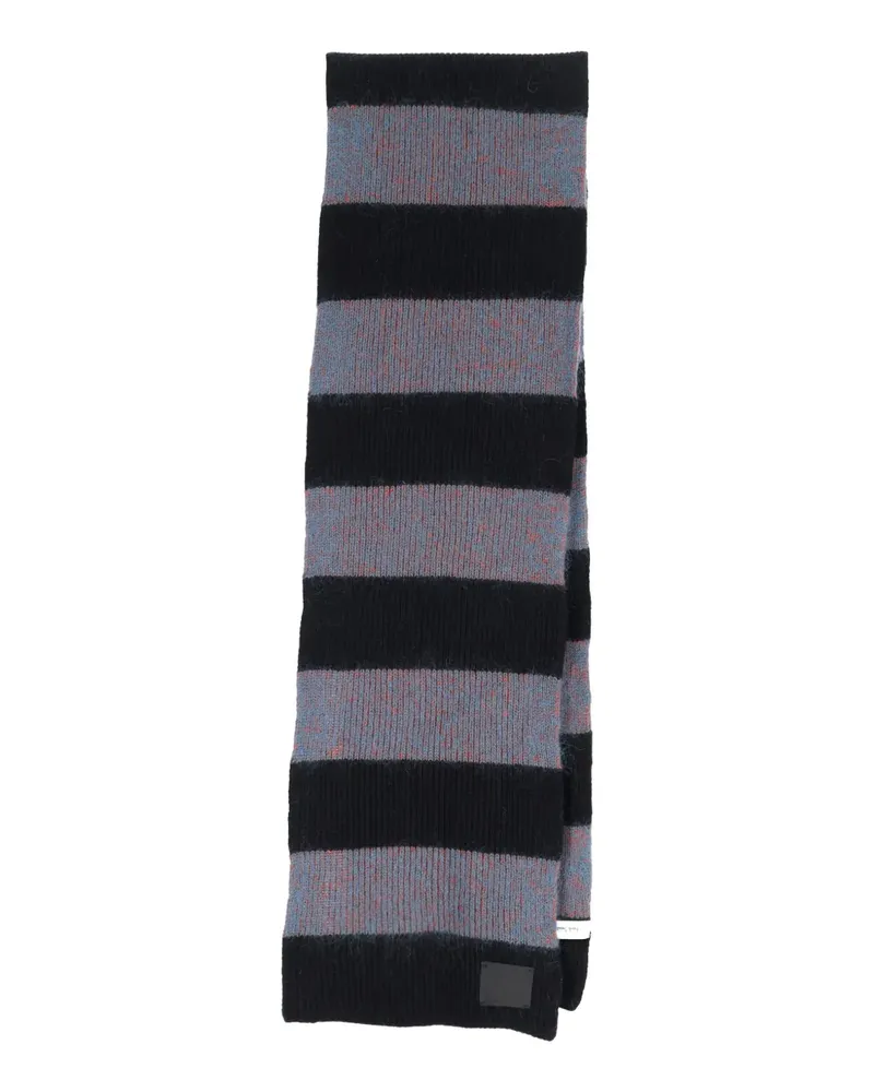 Paul Smith striped scarf - Schwarz Schwarz