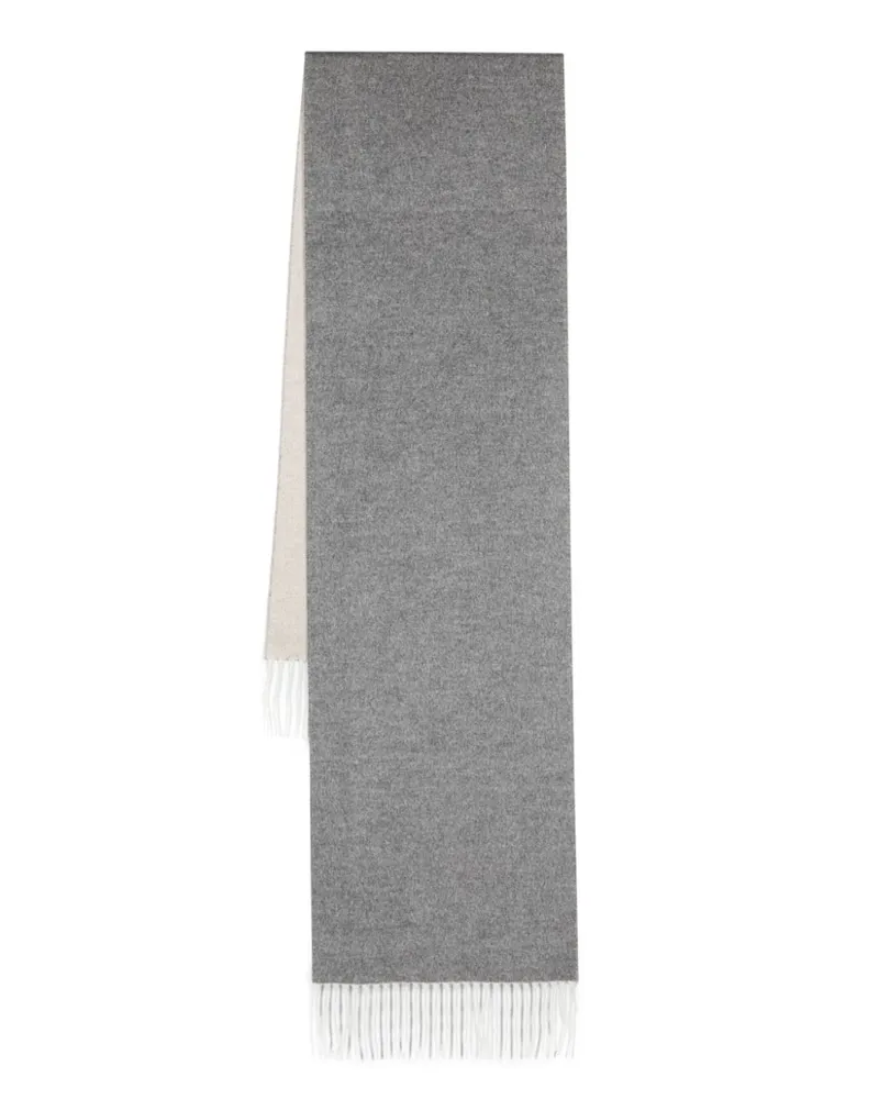 D4.0 Schal mit Logo-Patch - Nude Nude