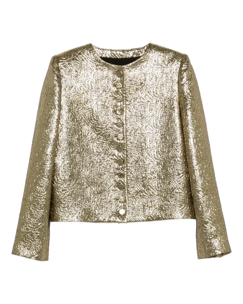 MSGM button-front jacket - Gold Gold