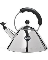 Alessi 9093' Wasserkessel mit Vogel Silber