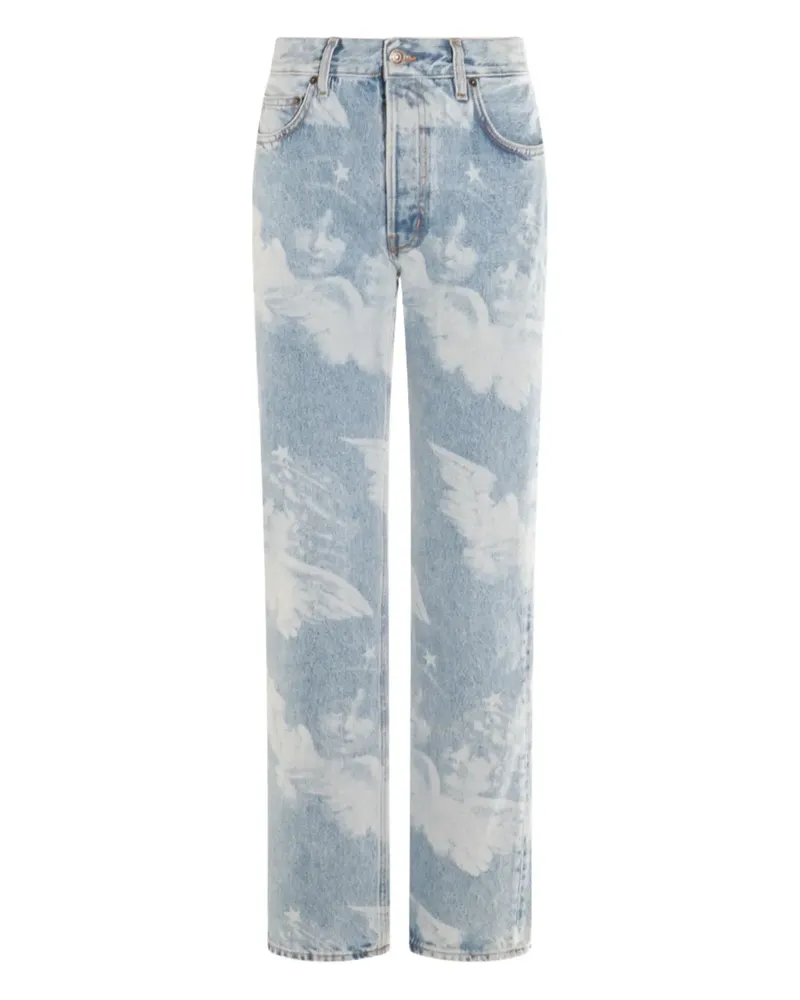 Fiorucci Gerade Jeans - Blau Blau