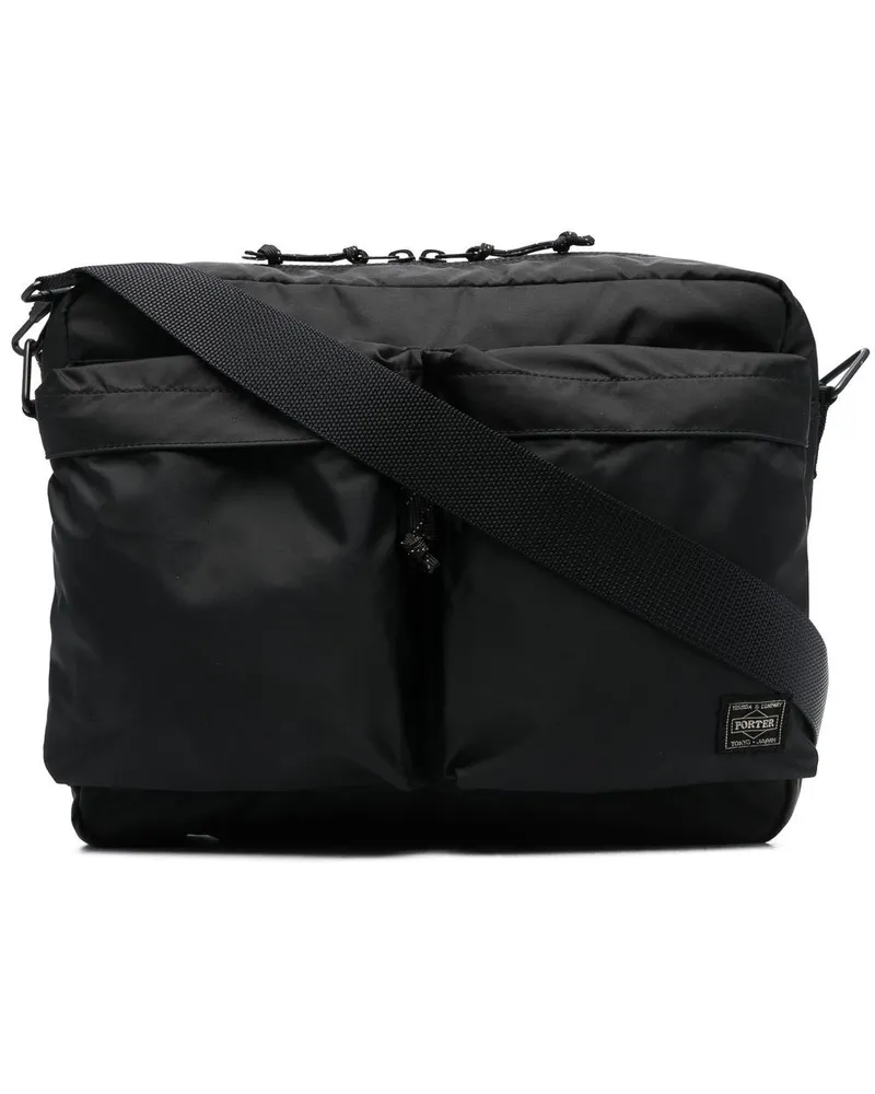 PORTER-YOSHIDA & CO Force Schultertasche - Schwarz Schwarz