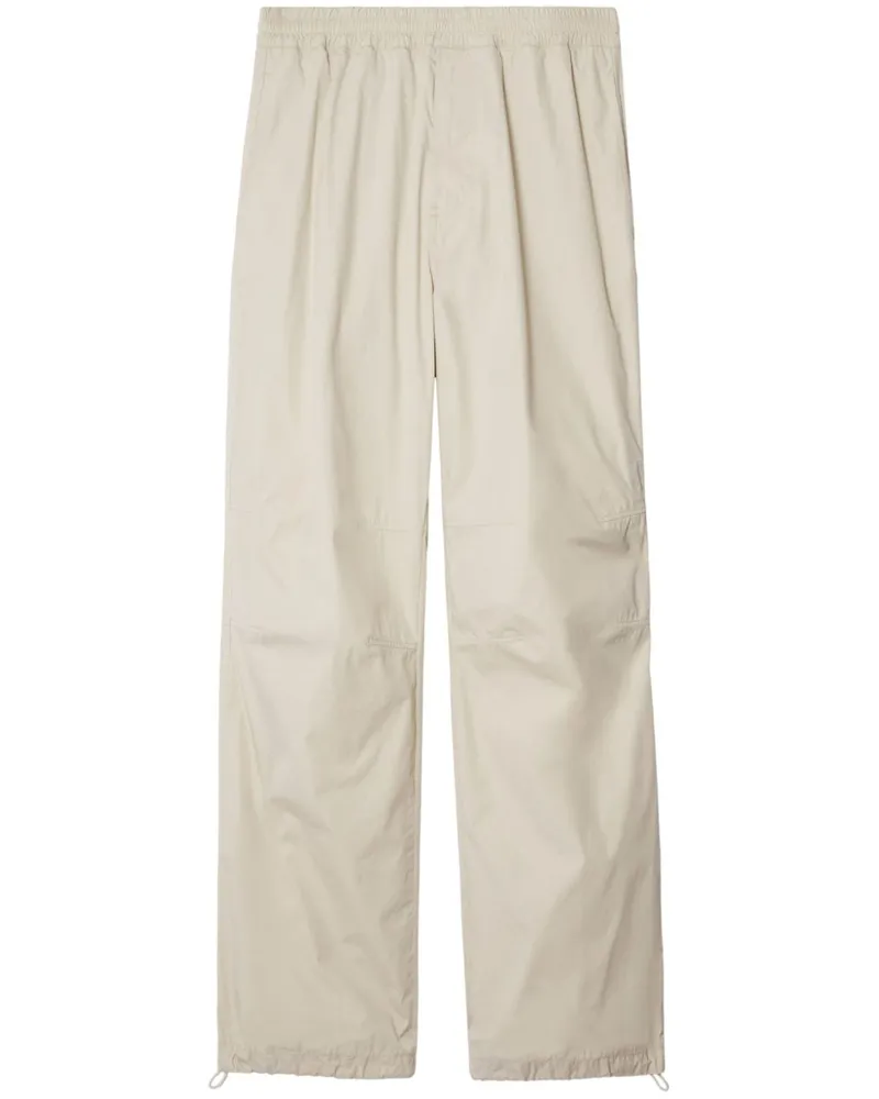 Burberry Gerade Hose mit Kordelzug - Nude Nude
