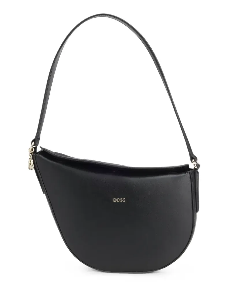 HUGO BOSS Tote Bag mit Logo-Schild - Schwarz Schwarz