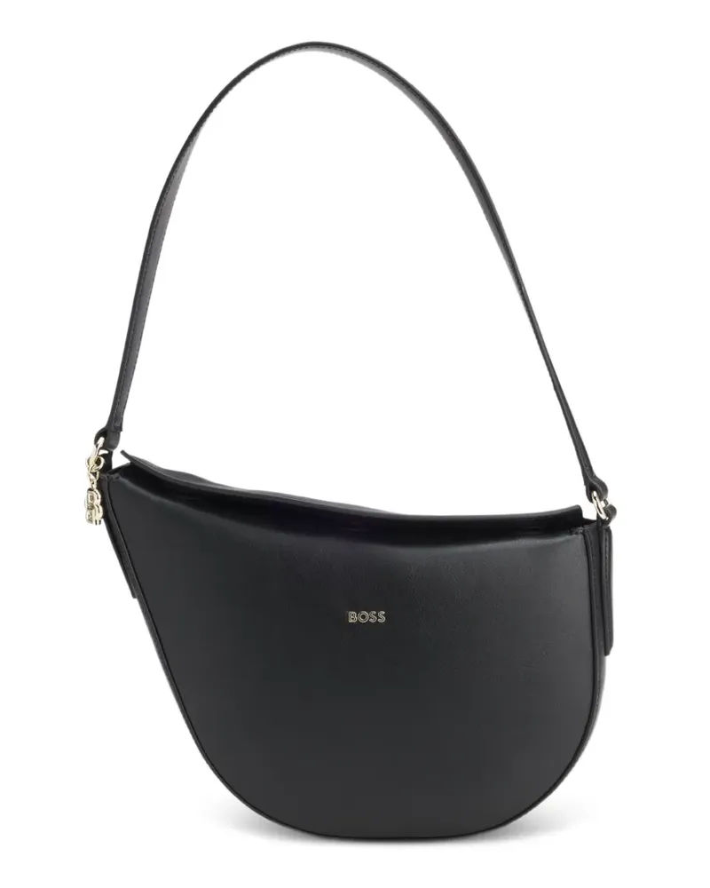 HUGO BOSS Tote Bag mit Logo-Schild - Schwarz Schwarz