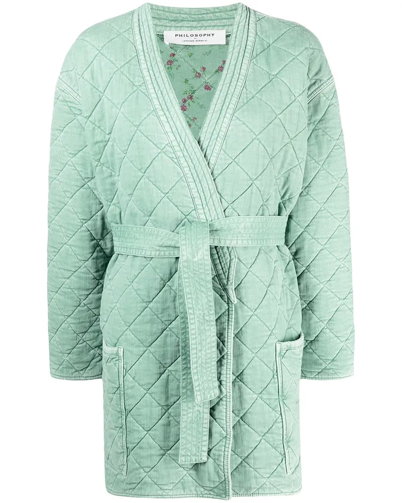 Philosophy Di Lorenzo Serafini Wendbare Steppjacke - Grün Grün