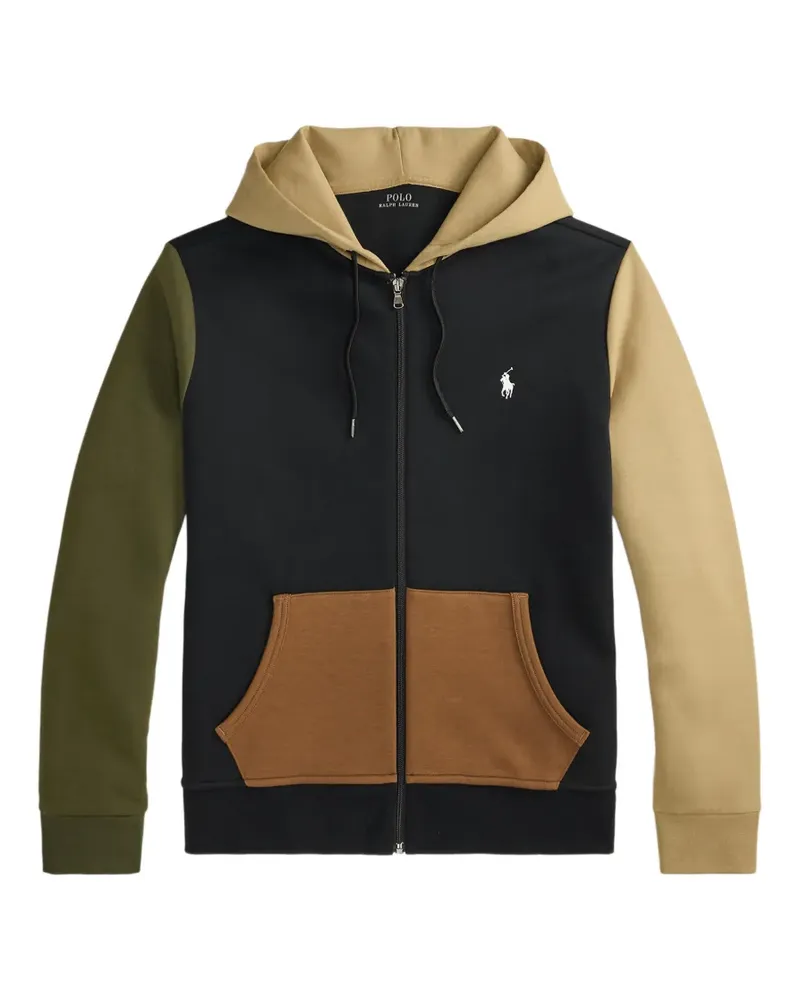 Ralph Lauren Hoodie in Colour-Block-Optik - Schwarz Schwarz