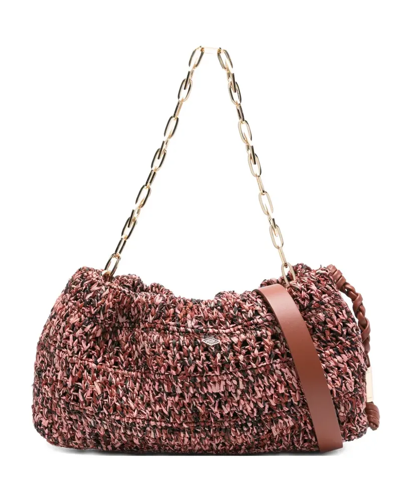 ba&sh June Schultertasche mit Kettenriemen - Rosa Rosa