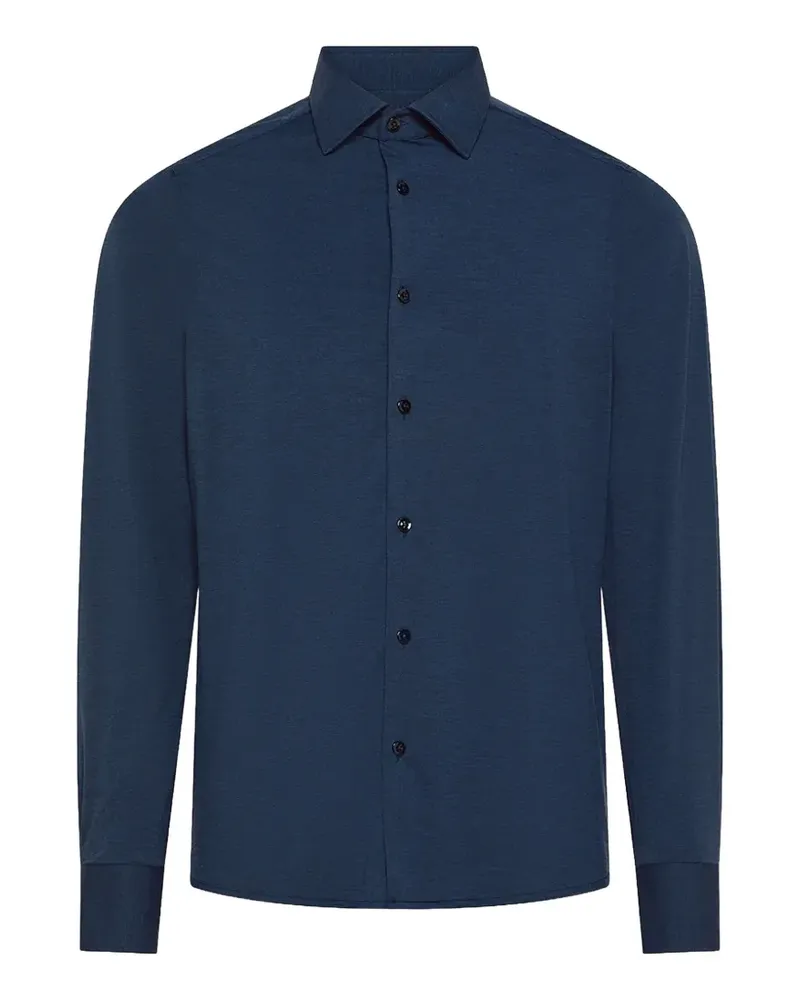 CRUNA Manhattan long-sleeve shirt - Blau Blau