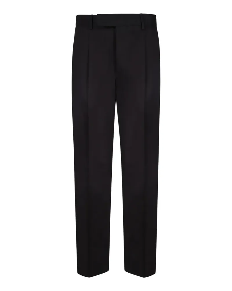 Ermenegildo Zegna twill tailored trousers - Schwarz Schwarz
