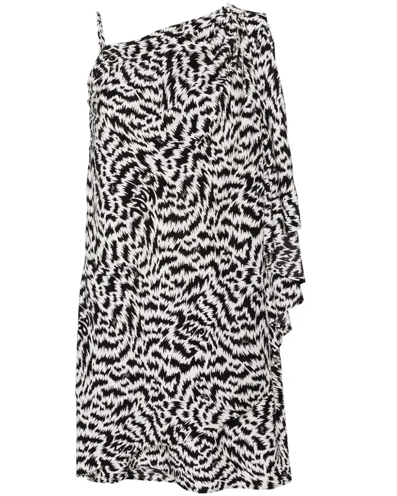 Karl Lagerfeld Drapiertes Minikleid - Schwarz Schwarz