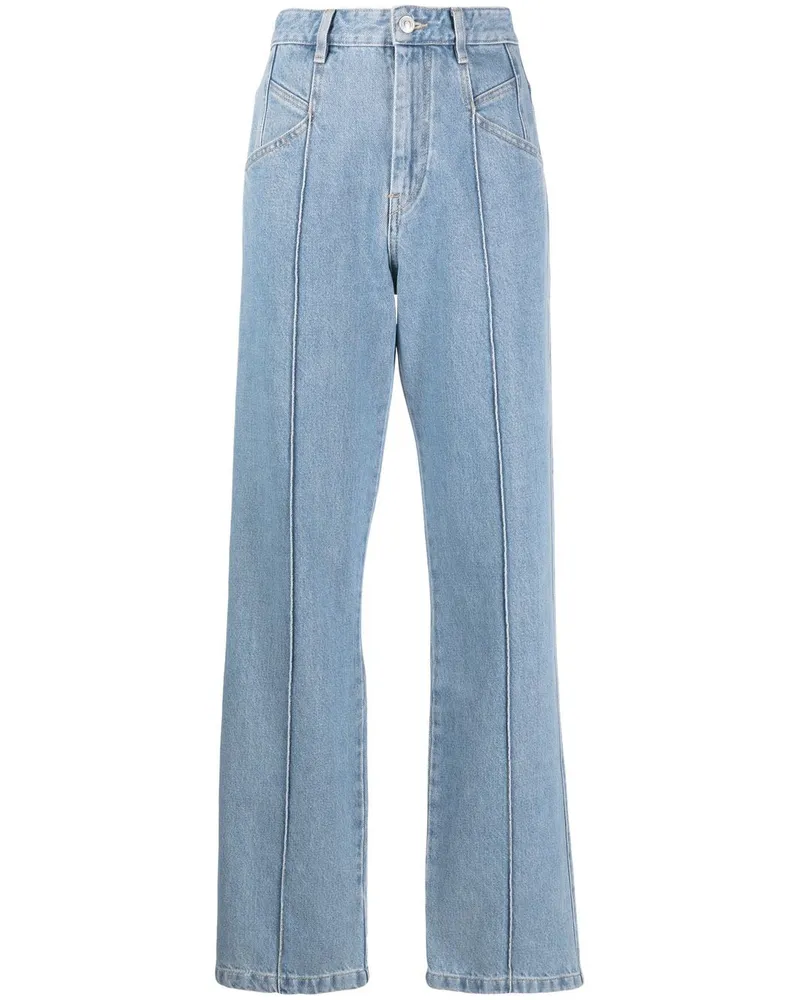 Isabel Marant Nadege Straight-Leg-Jeans - Blau Blau
