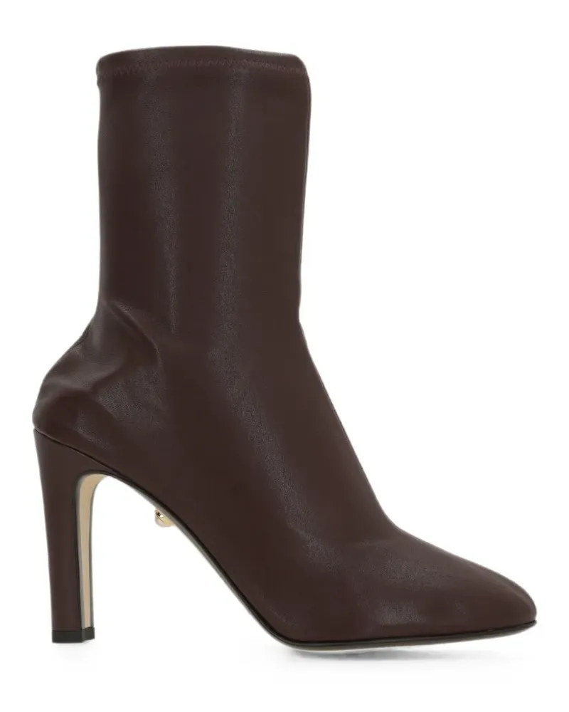 Alevì Daria almond-toe ankle boots - Rot Rot