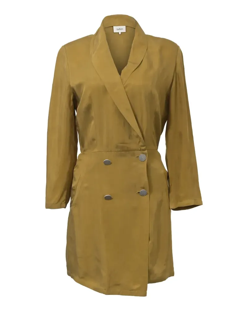 ba&sh Arya double-breasted dress - Gelb Gelb