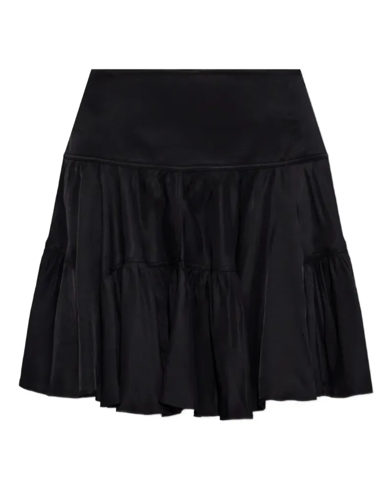 IRO Amelia tiered ruffled mini skirt - Schwarz Schwarz