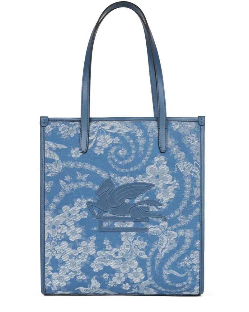 Etro Mittelgroßer Love Trotter Shopper - Blau Blau