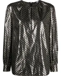 Karl Lagerfeld Bluse mit Print Schwarz