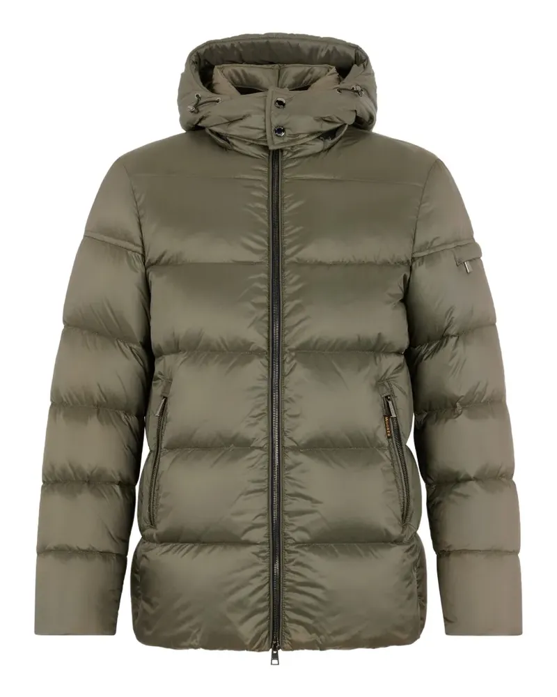 MOORER hooded puffer jacket - Grün Grün
