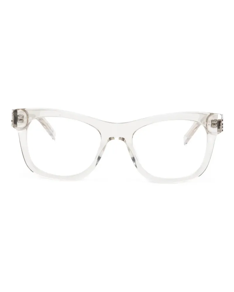 Saint Laurent Brille mit eckigem Gestell - Weiß Weiß