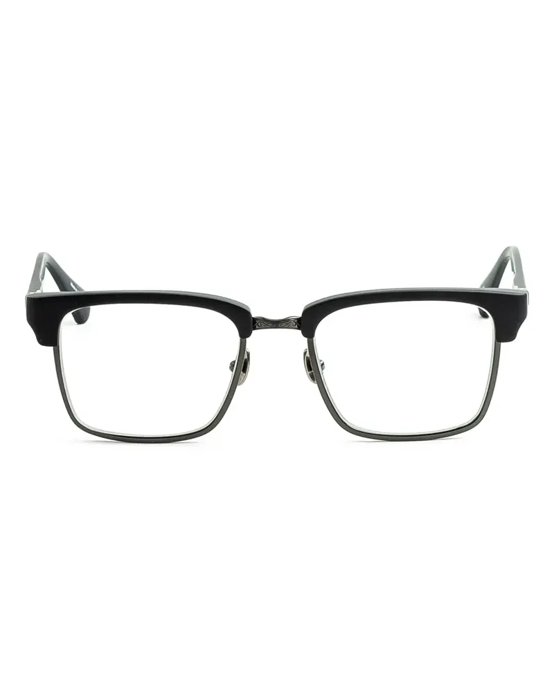 MATSUDA Brille mit eckigem Gestell - Schwarz Schwarz
