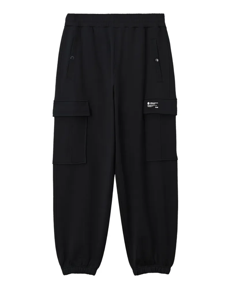 Izzue Cargohose mit Stretchbund - Schwarz Schwarz