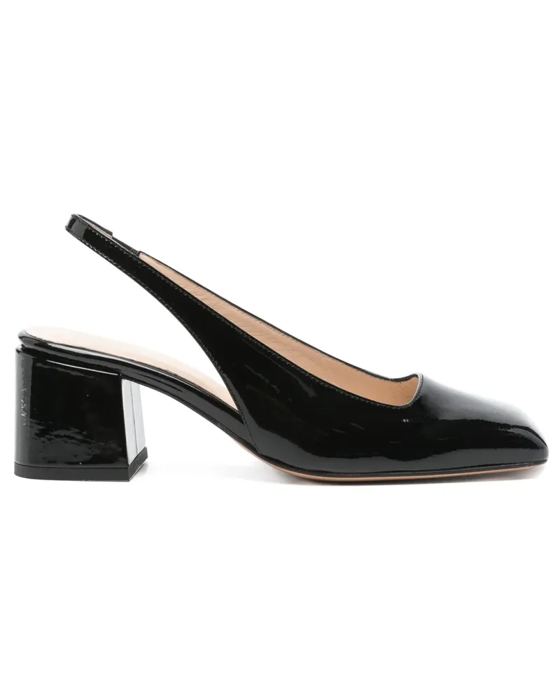 Anna F. Pumps aus Lackleder - Schwarz Schwarz