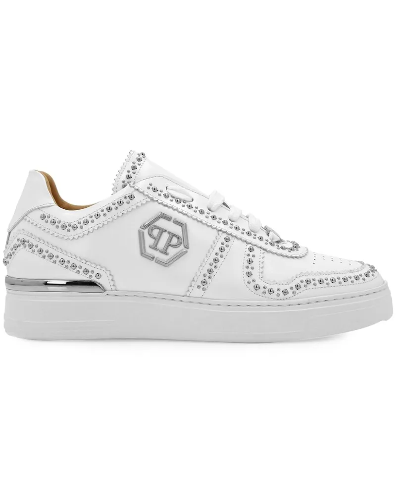 Philipp Plein Lo-Top Sneakers - Weiß Weiß