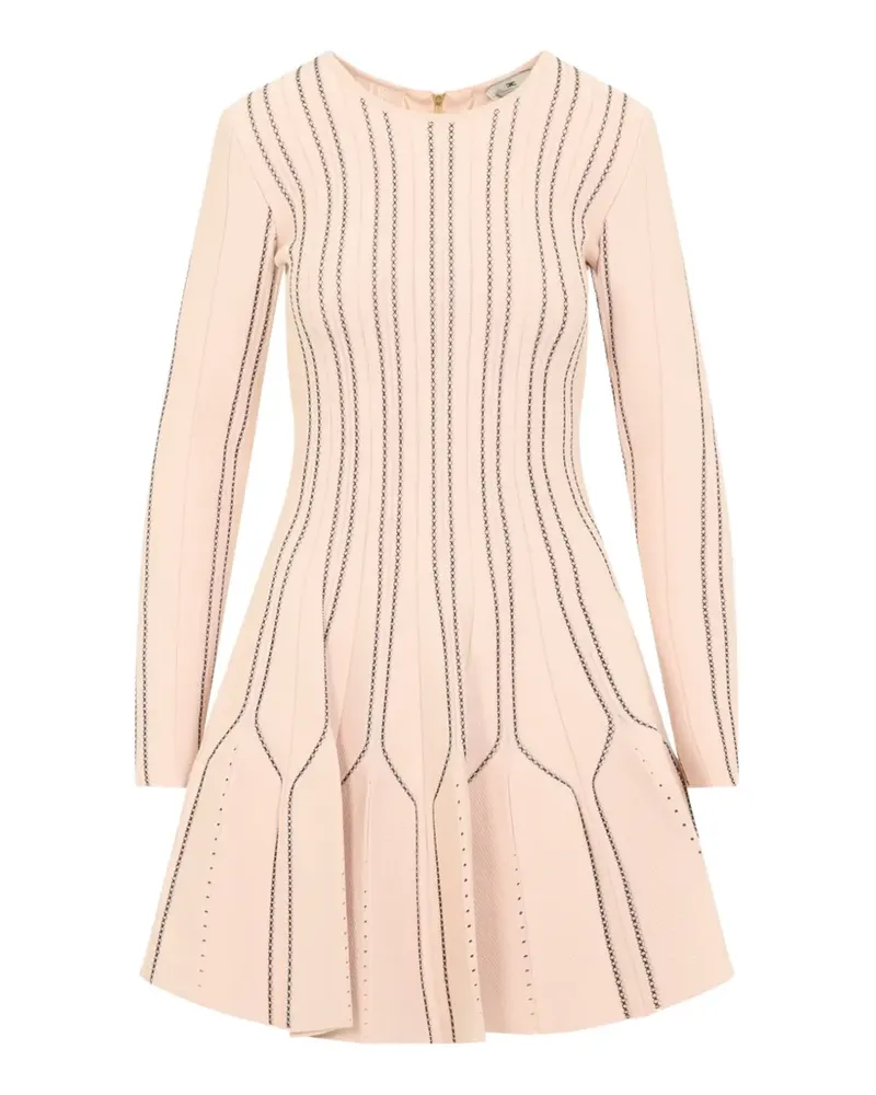 Elisabetta Franchi Minikleid aus Strick - Nude Nude