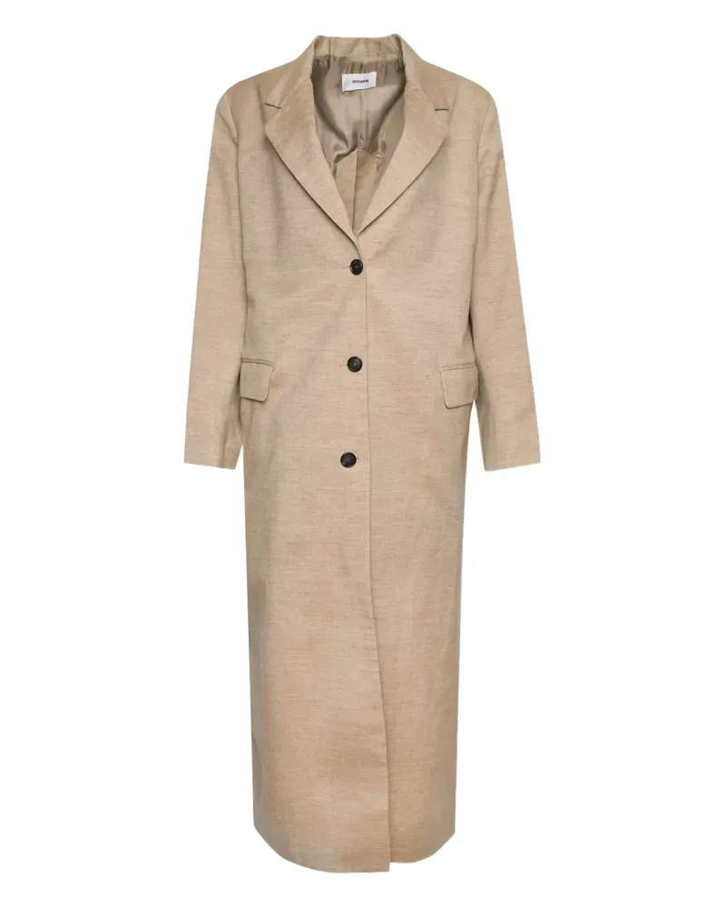 Interior Jareth single-breasted coat - Nude Nude