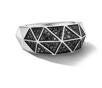 Torqued Ring mit schwarzen Diamanten