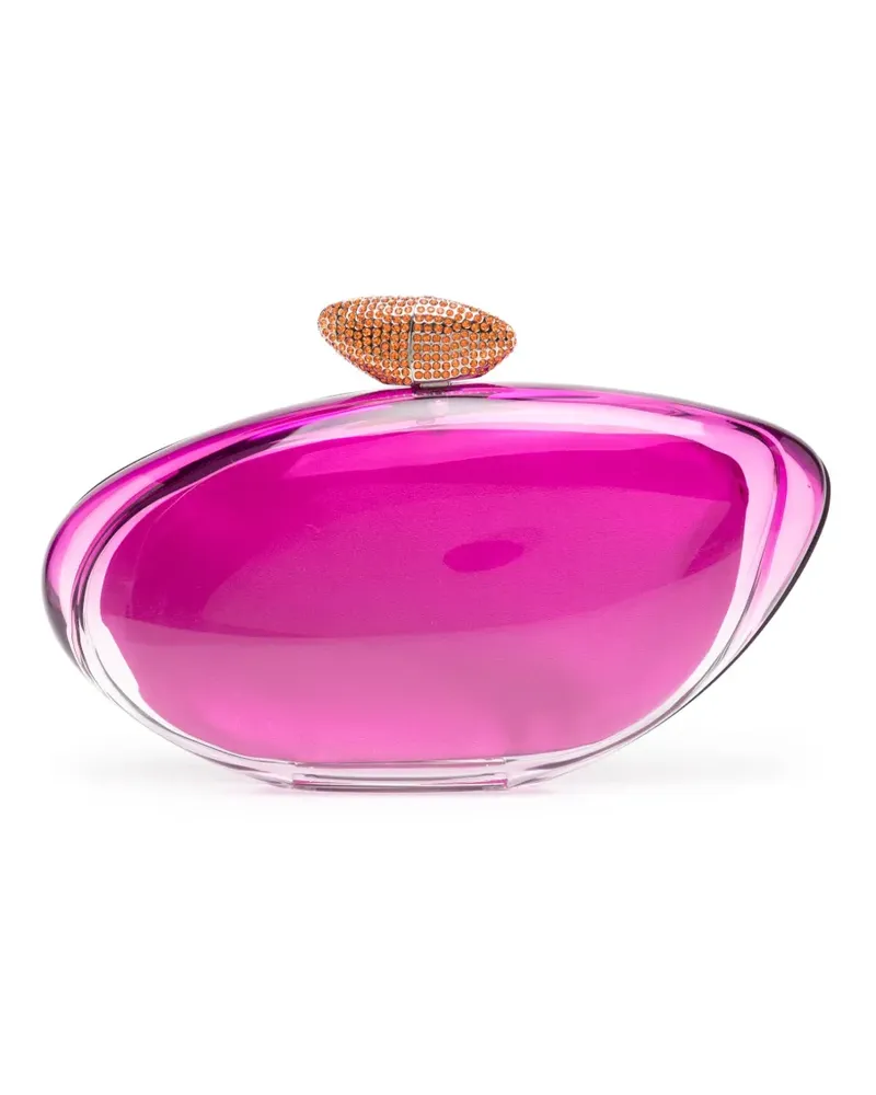Benedetta Bruzziches Ariel Clutch mit Clipverschluss - Violett Violett