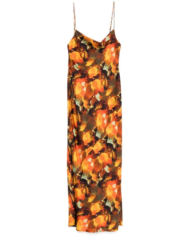 Acler Netherby Kleid - Orange Orange