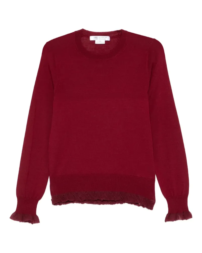 Comme des Garçons Klassischer Pullover - Rot Rot