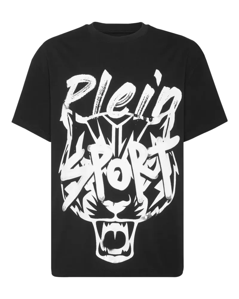 Philipp Plein T-Shirt mit grafischem Print - Schwarz Schwarz