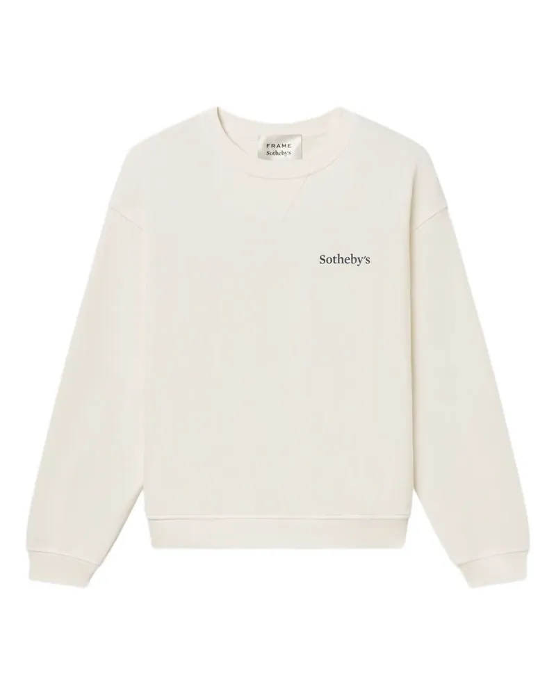 Frame Denim x Sotheby Sweatshirt mit Print - Nude Nude